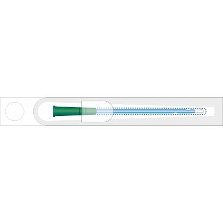 Sauer IQ-CATH 2302 hidrofil fel. női katéter, steril vízzel aktivált, peel csomagolásban, 17 cm